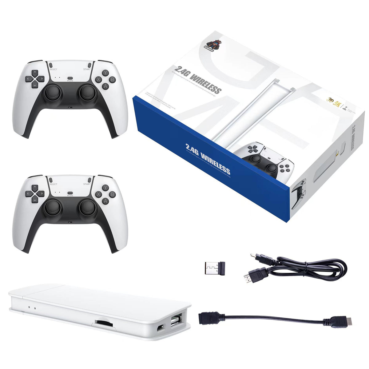 M15 HDMI 4K TV Game Console with Dual Controllers