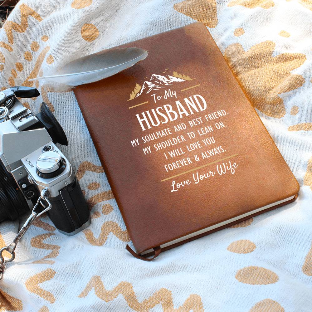 My Soulmate and Best Friend - Leather Journal